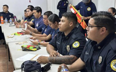 ICATEBCS  entrega constancias de habilidad laboral a Bomberos de CSL